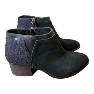 Toms Women's Suede Loren Bootie Sz.8 Pre-owned